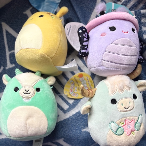 4 new squishmallows bundle cow goat & more - Picture 1 of 3